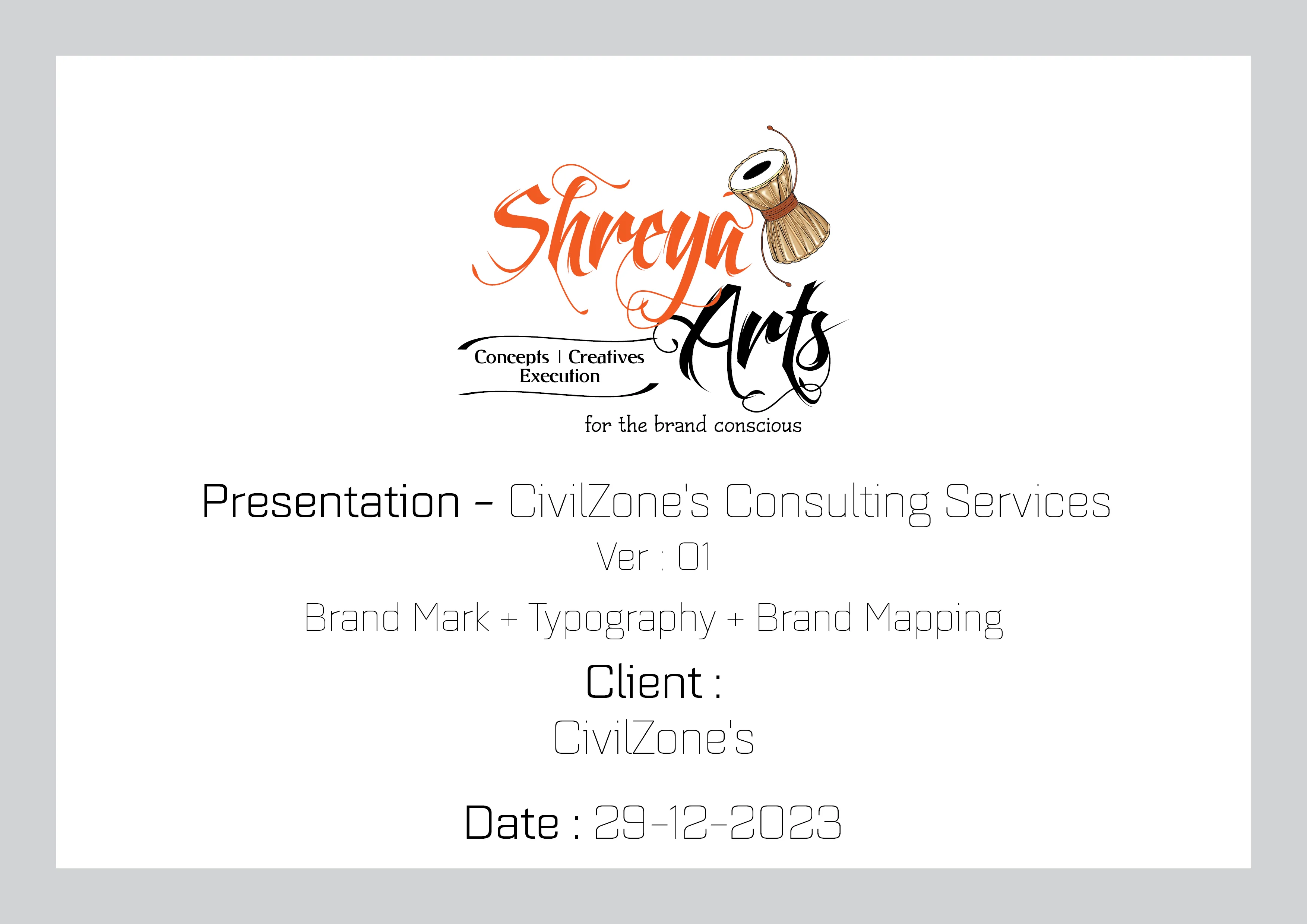 Civilzone's Consulting Services Cover &mdash; Graphic Designing & Printing Agency Coimbatore