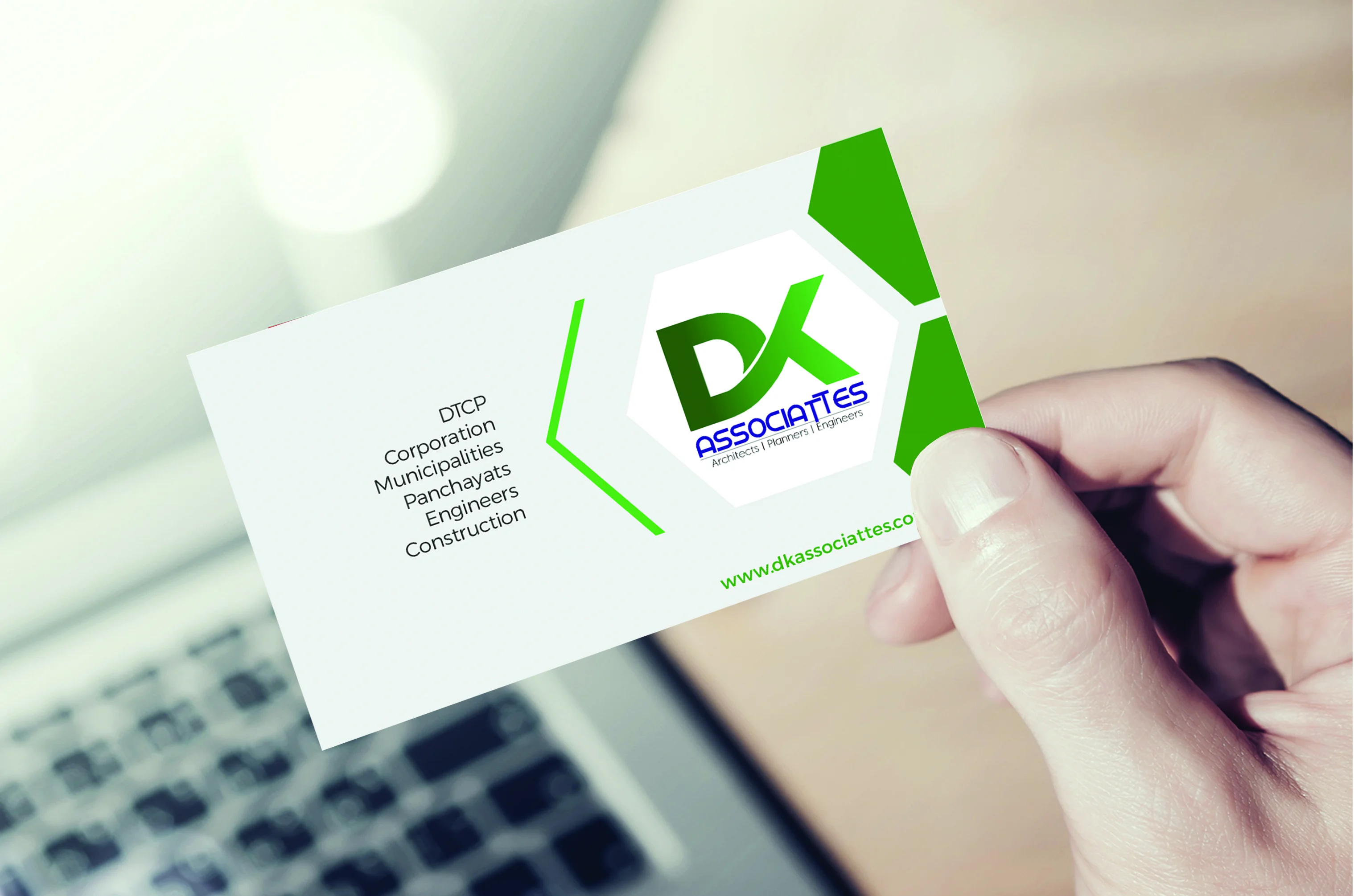 DK Associattes Business Card &mdash; Graphic Designing & Printing Agency Coimbatore