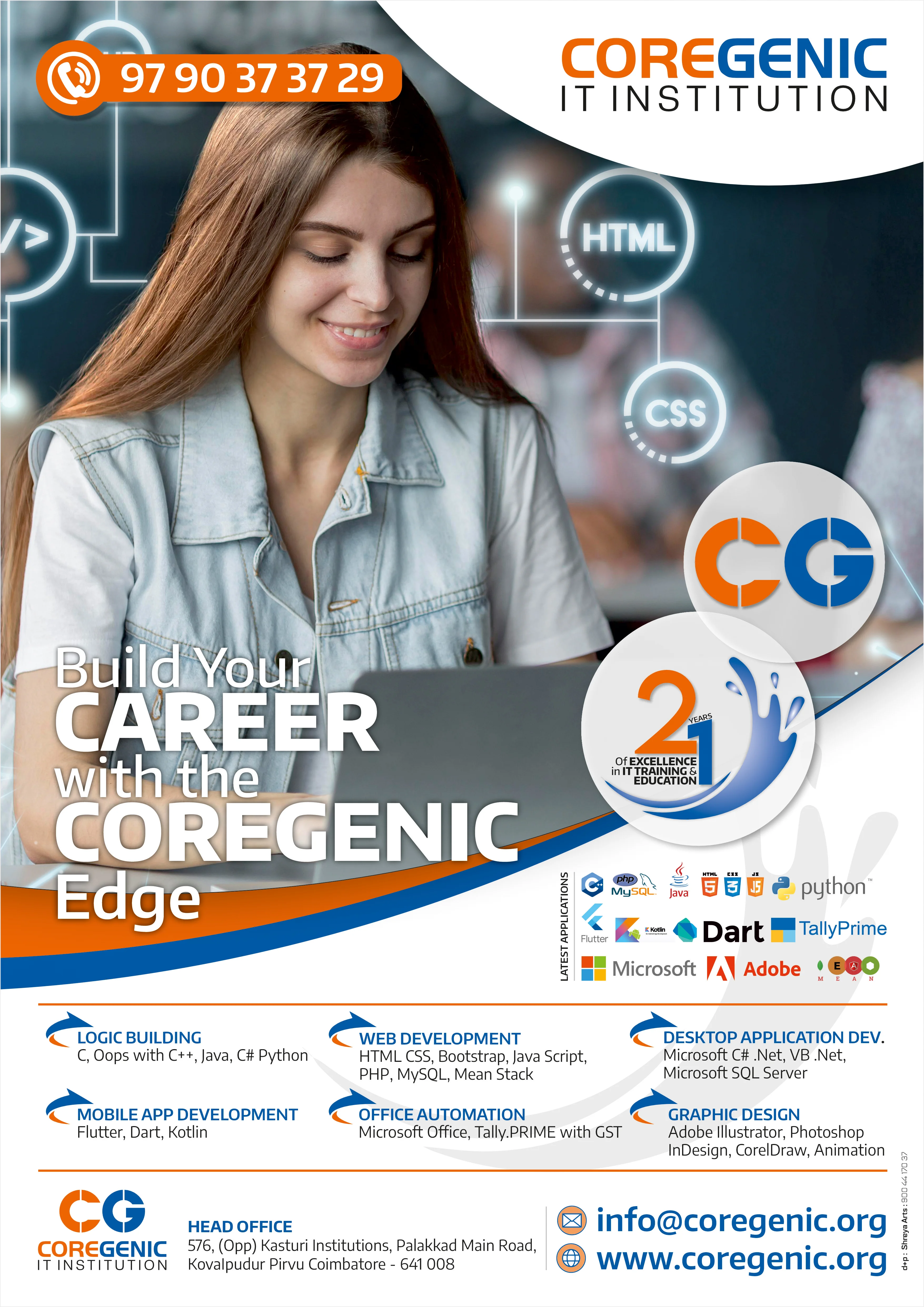 CoreGenic A3 Poster &mdash; Graphic Designing & Printing Agency Coimbatore