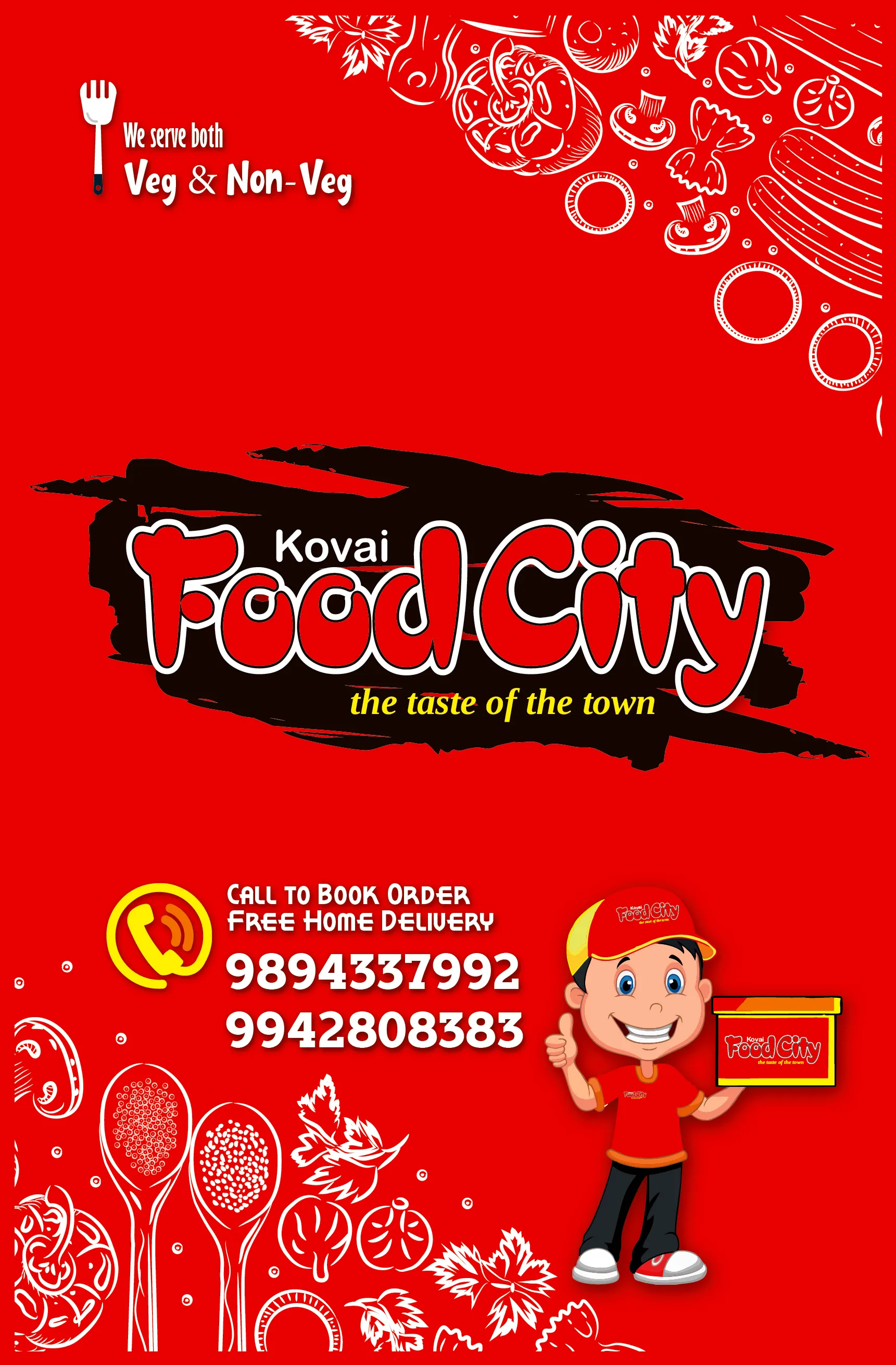 Food City Menu Book &mdash; Graphic Designing & Printing Agency Coimbatore