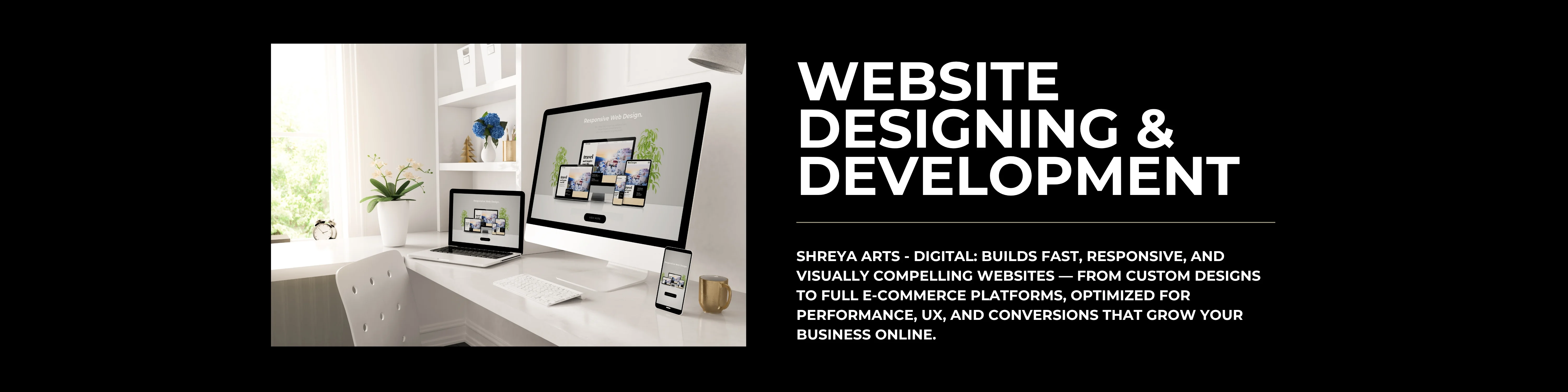 Shreya Arts - Professional Website Design & Development Showcase in Coimbatore