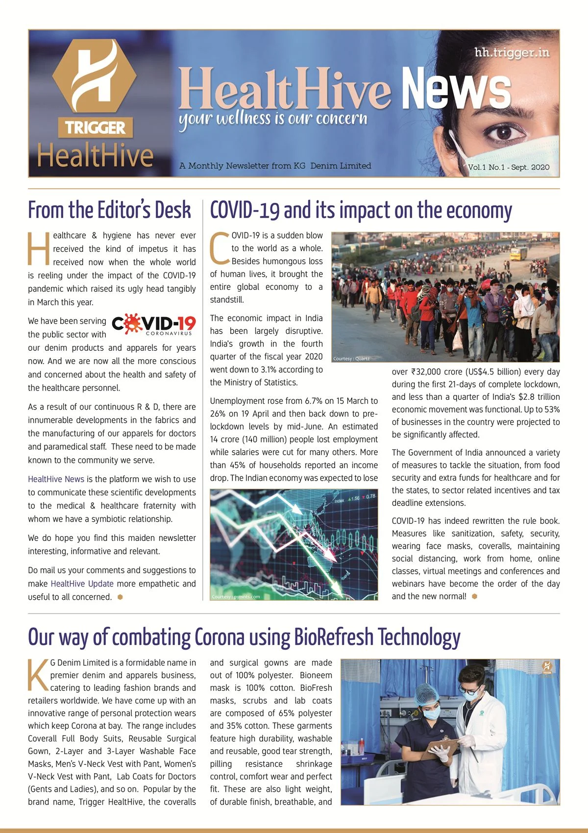 KG HealtHive E-Newsletters &mdash; Graphic Designing & Printing Agency Coimbatore