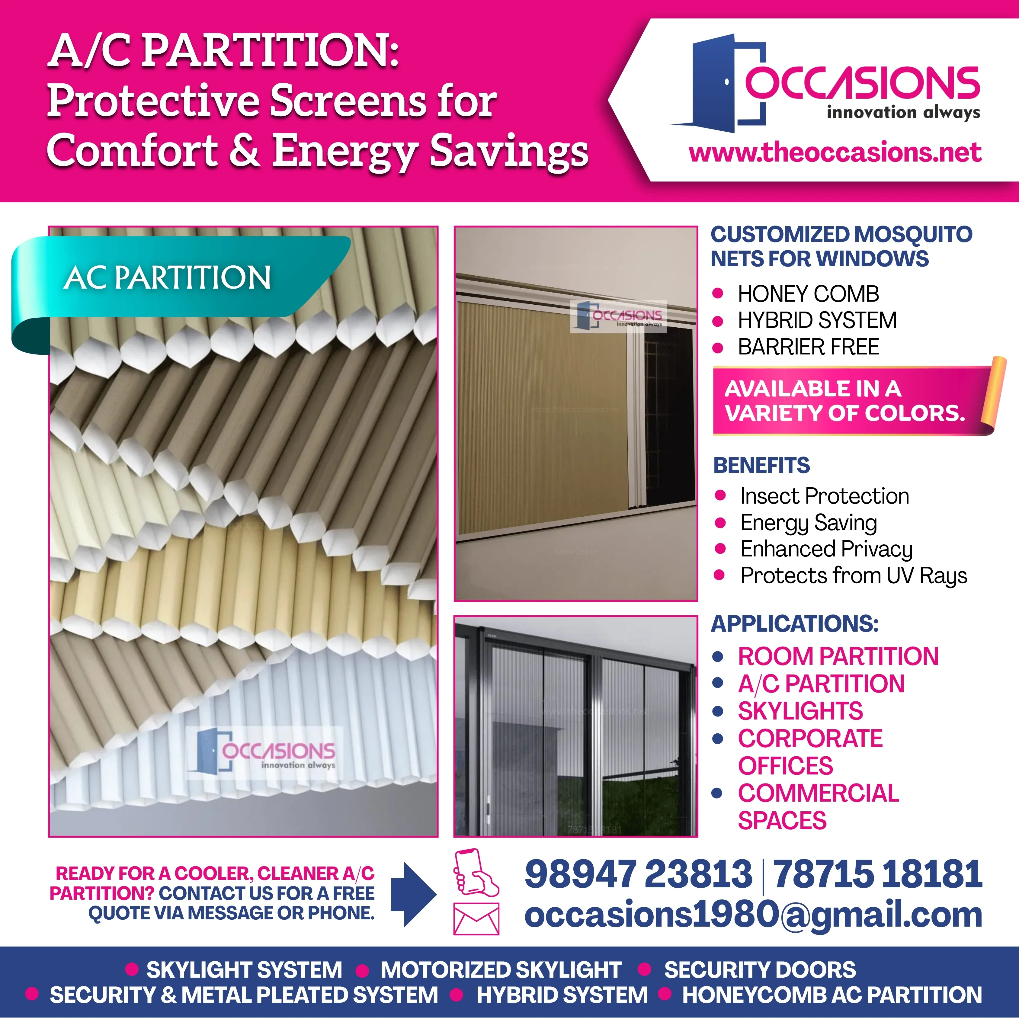 Occassions Ac Partition