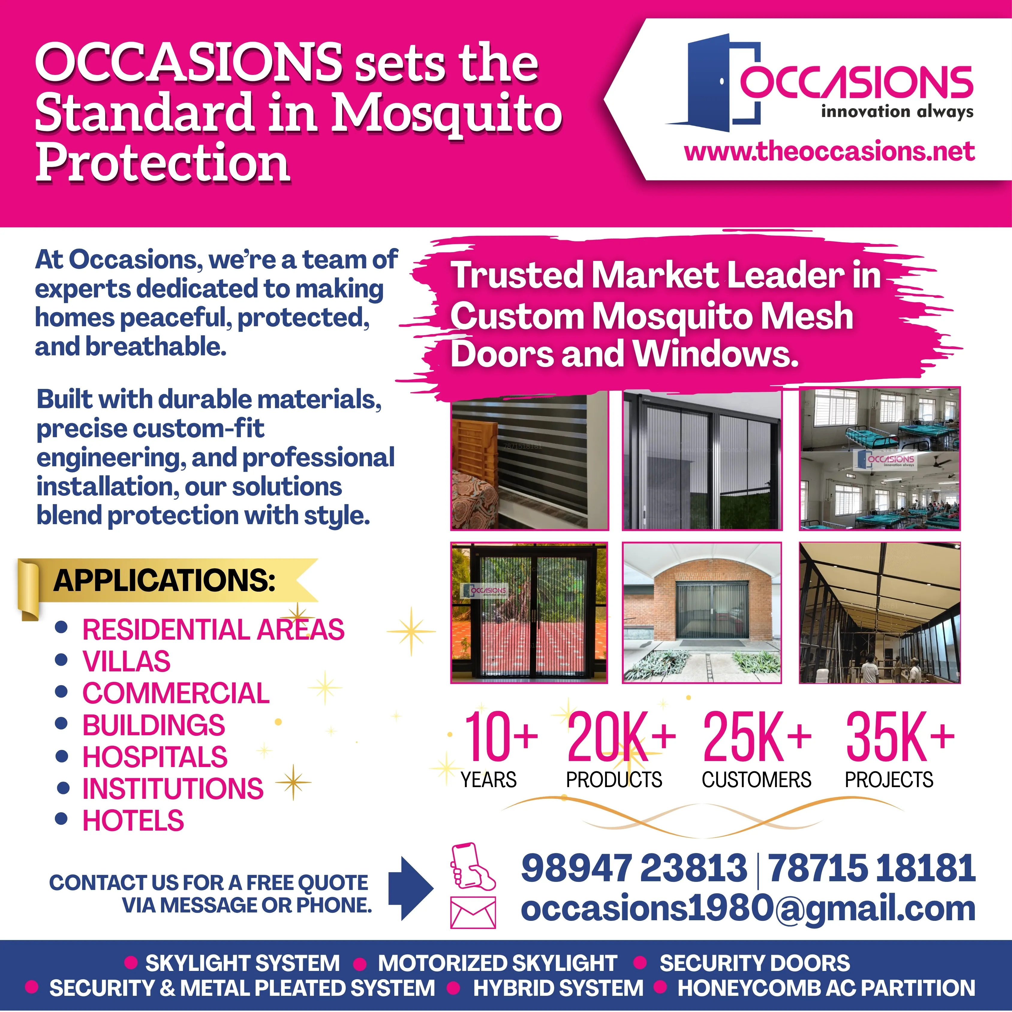 Occassions Trusted Market Leaders